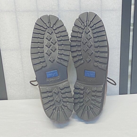 Dockers Brown Glacier Leather Lace-Up Slip Resistant Loafers 12 Stain Defender - Picture 12 of 13